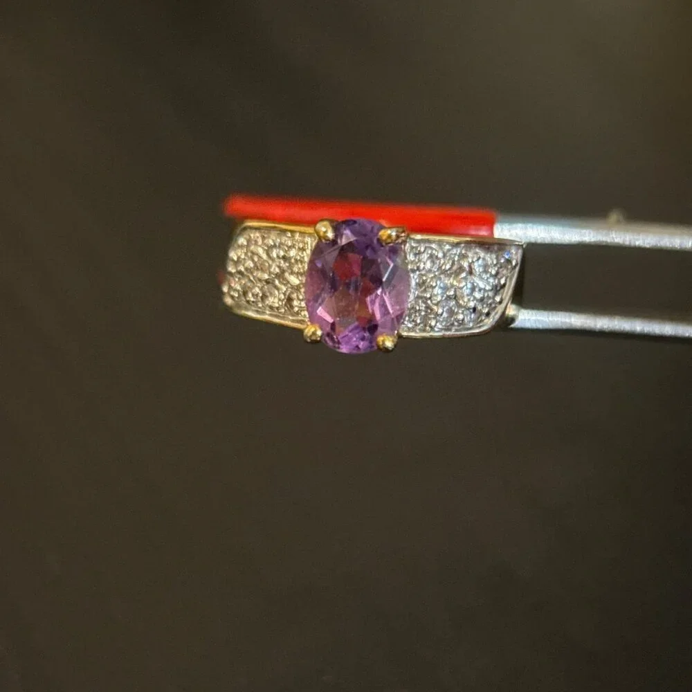 Lovely Amethyst‎ Ring